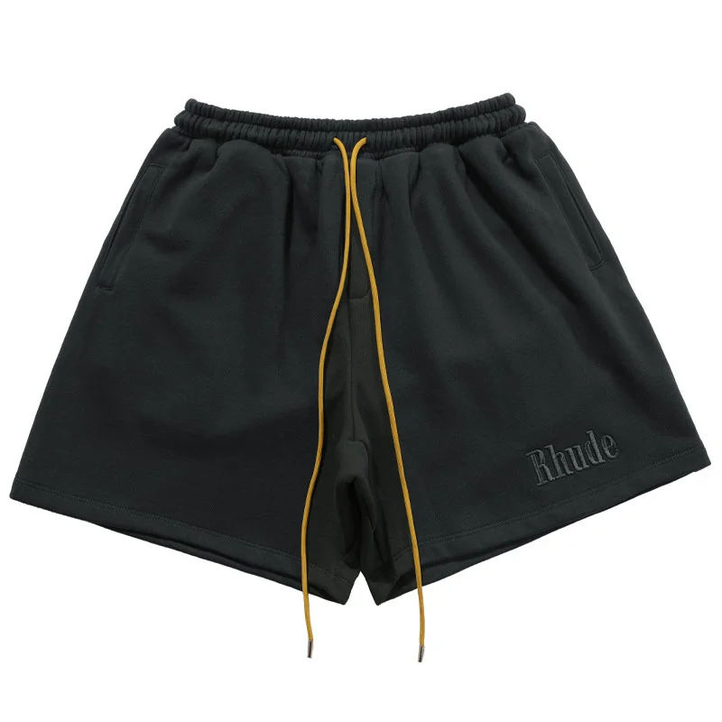 

High Street Fashion Brand Rhude Retro Style Y2K Leisure Man Men's Clothing Pants for Men Trousers