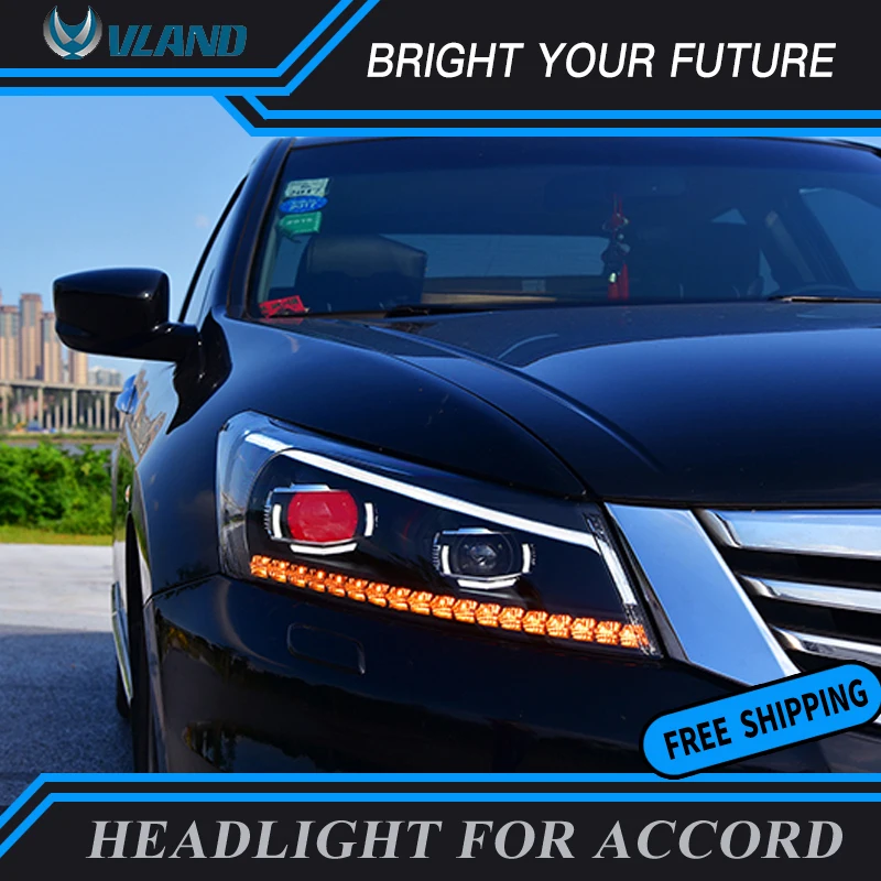 Передние Автомобильные фары для Honda Accord 8th передсветильник s 2008 2013