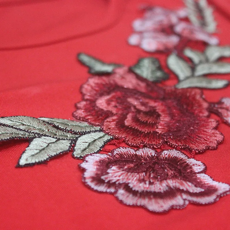Office Lady Big Size Dress Fashion Summer Embroidery Flower Midi Dresses Women's Plus Elegant Straight Large 6XL | Женская одежда