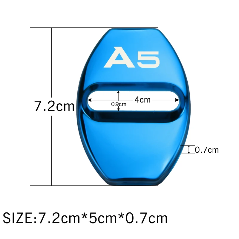 Автомобильный Стайлинг 4 шт. крышка дверного замка из нержавеющей стали защита