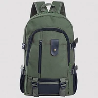 mens canvas backpack large capacity schoolbag explosion solid color rucksacks fashion casual travel sport bag backpack