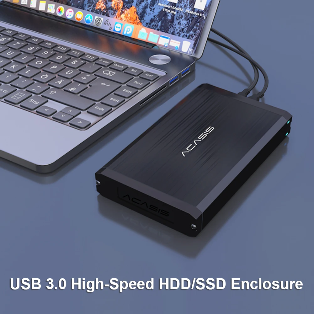 3.0 HDD Mobile Box Hard Drive Disk External Enclosure 4TB USB 2.5/3.5 inch SATA for Household Computer Accessories