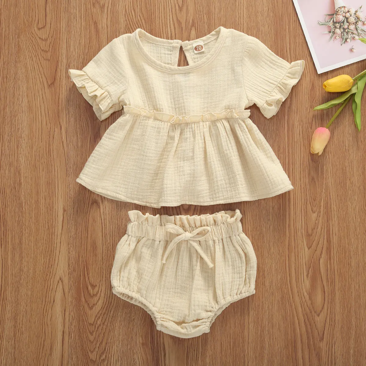 Комплекты одежды для новорожденных девочек и мальчиков от 0 до 24 месяцев