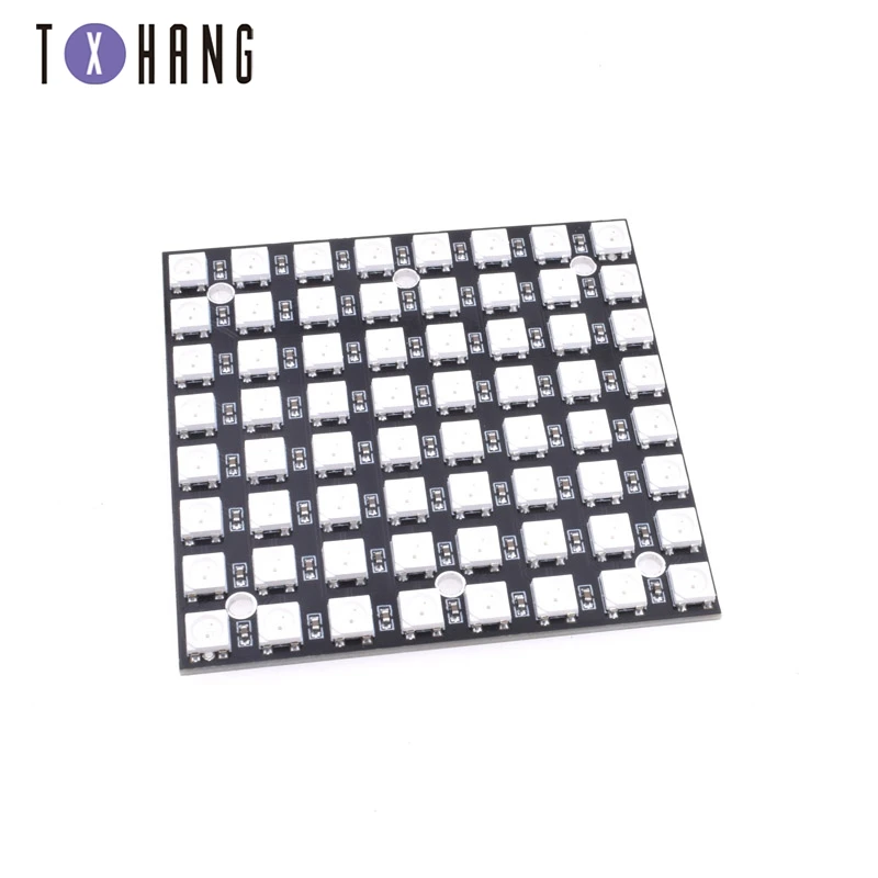 8x8 64 светодиодная матрица WS2812 LED 5050 RGB полноцветная плата драйвера | Электронные