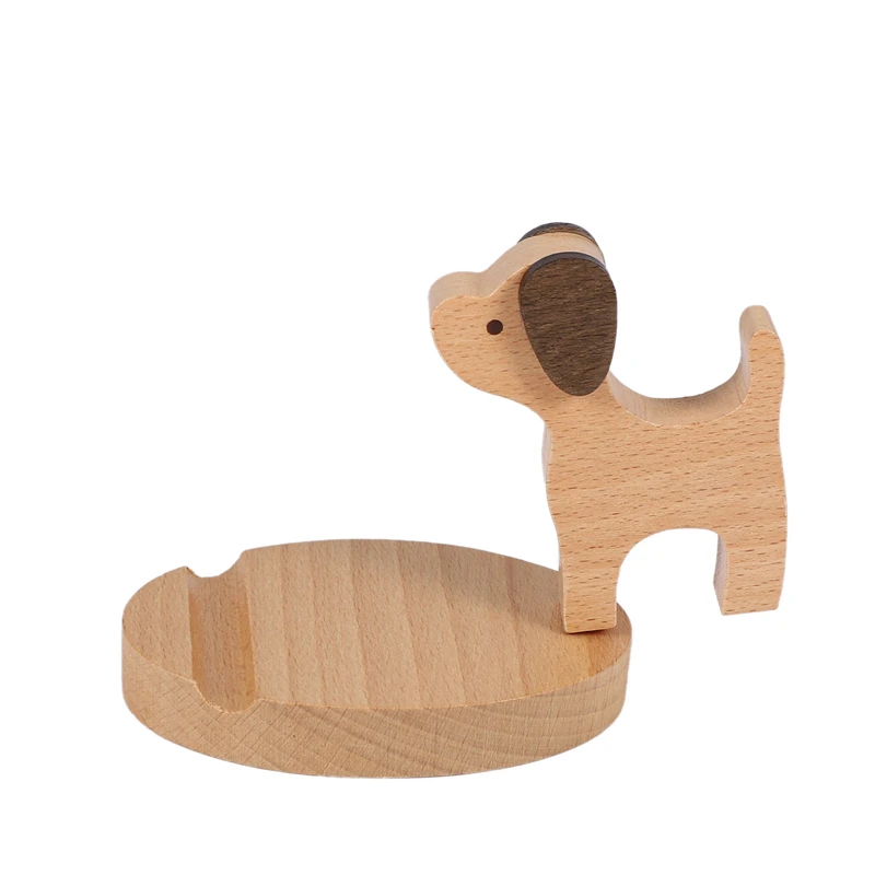 Креативные подарки портативный деревянный держатель для мобильного телефона