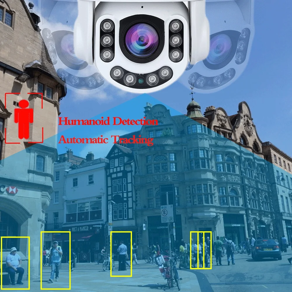 IP-камера LYVNAL 5-мегапиксельная купольная с поддержкой Wi-Fi 2 МП | Безопасность и