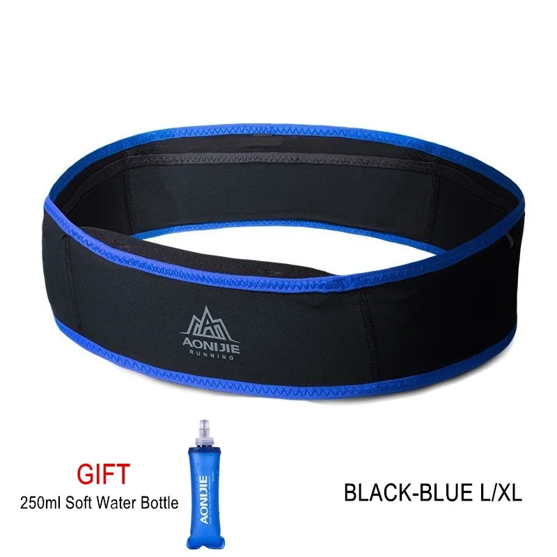 Black-Blue LXL old AONIJIE W938, тонкая сумка для бега, бега, поясная сумка, сумка для путешествий, денежная тропа, марафон, для спортзала, тренировки, фитнеса, 6,9 дюймов, держатель для мобильного телефона - Цвет: Black-Blue LXL old