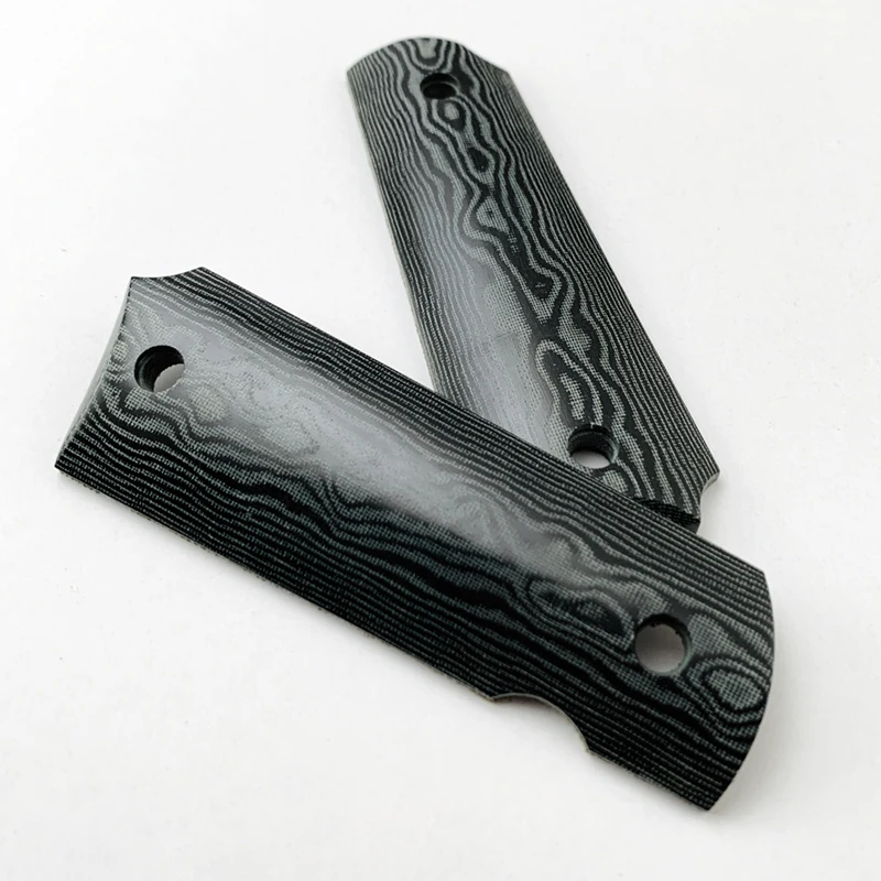 2 шт. тактика пистолет 1911 захваты Дамасская Микарта ручки пользовательские CNC