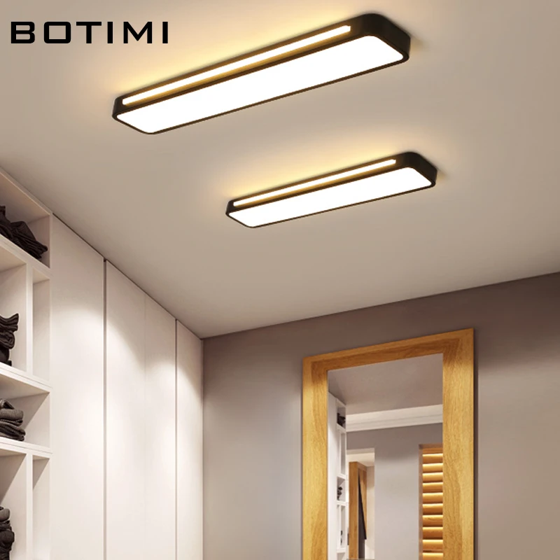 BOTIMI прямоугольник 220 В светодиодный потолочный светильник для коридора