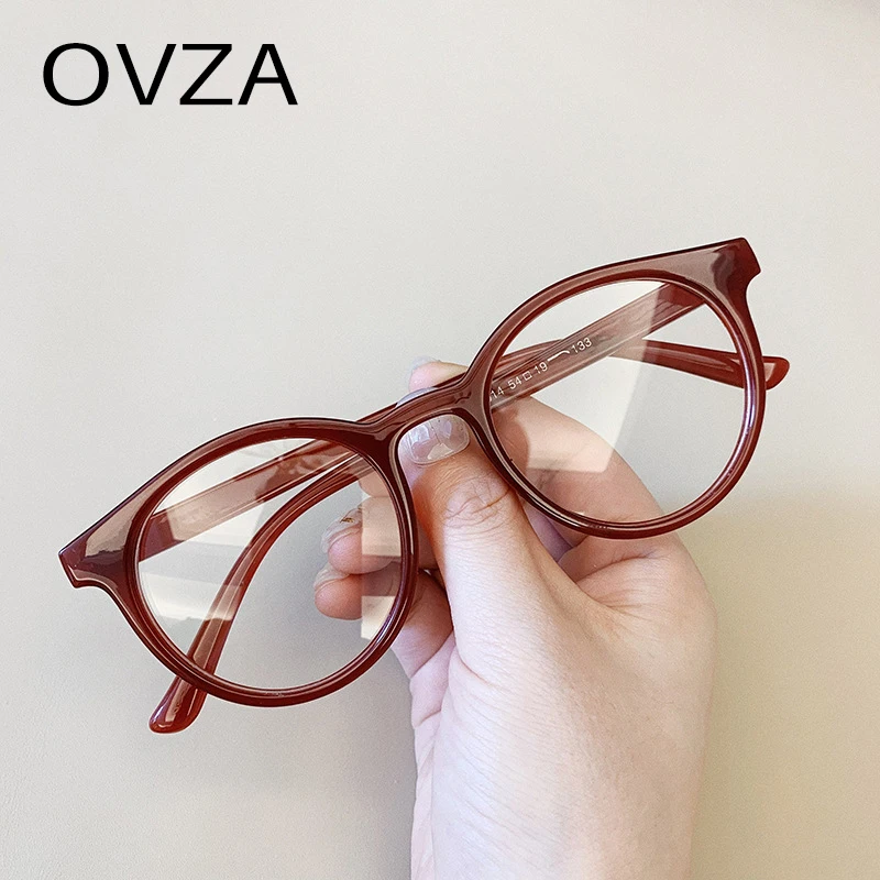 Женская круглая оправа для очков OVZA Классическая винтажная прозрачная в стиле