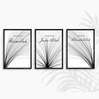 Скандинавская черно-белая Исламская настенная Картина на холсте подарки плакаты и принты Alhamdulillah печать картины для гостиной домашний декор