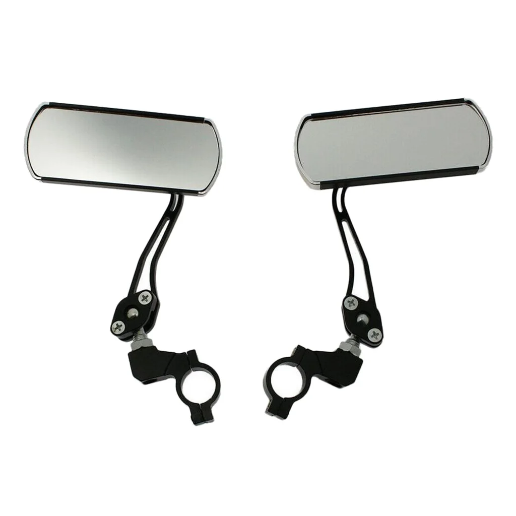 

Rotate Bicycle Cycling Safety Rear View Handlebar Rearview Mirror for MTBBike
