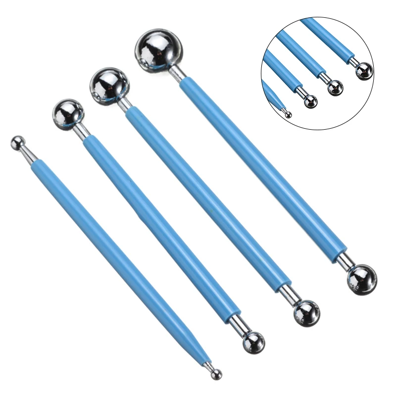 4 шт. набор инструментов для моделирования шариков из нержавеющей стали