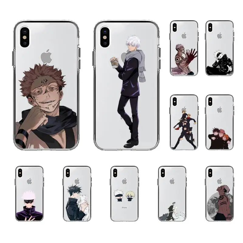 

Jujutsu Kaisen Phone Cases for iphone 13 8 7 6 6S Plus X 5S SE 2020 XR 11 12 pro XS MAX