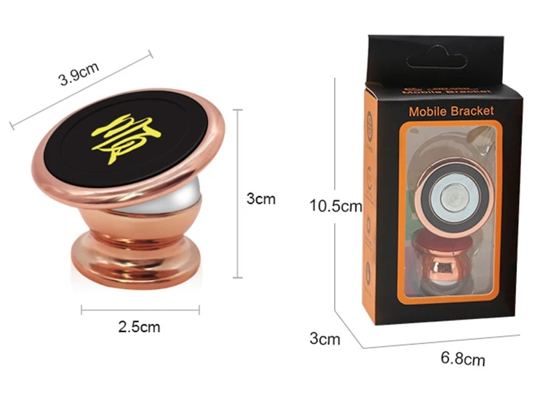 

10pcs Universal Magnetic Car Phone Holder Stand Magnet Air Vent Mount Cell Mobile Phone with Retail Box