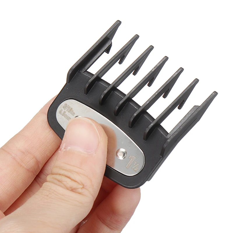 

1.5mm 4.5mm Hair Trimming Limit Comb Hair Clipper Guide Comb Haircut Positioning 2pcs Set Standard Guards Attach Parts ABS