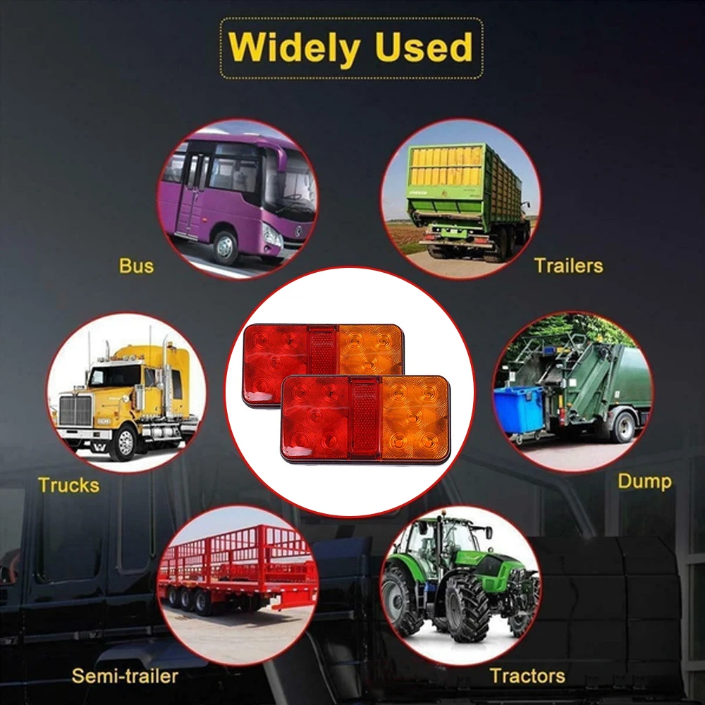 Vehemo высококачественный габаритный фонарь для грузовика прицепа кемпера RV