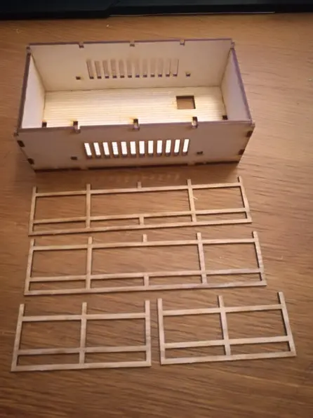 DIY кукольный домик миниатюрная деревянная сцена модель с 28 мм соотношение 1:56 для японских воюющих штатов Размер 26*12*16 см