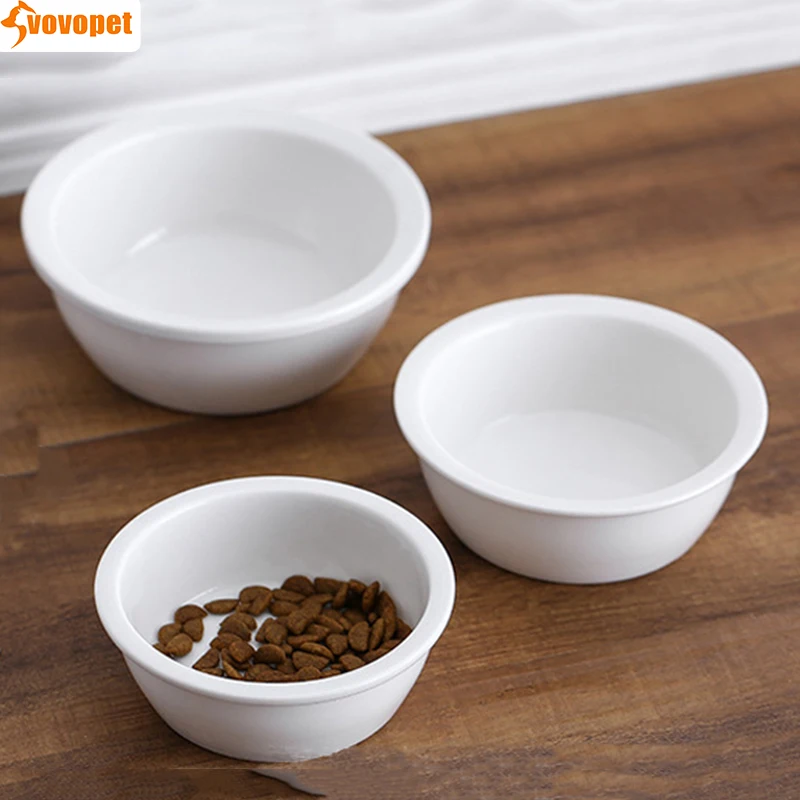 Кормушка для собак кошек керамическая чаша противоскользящая питья миска воды
