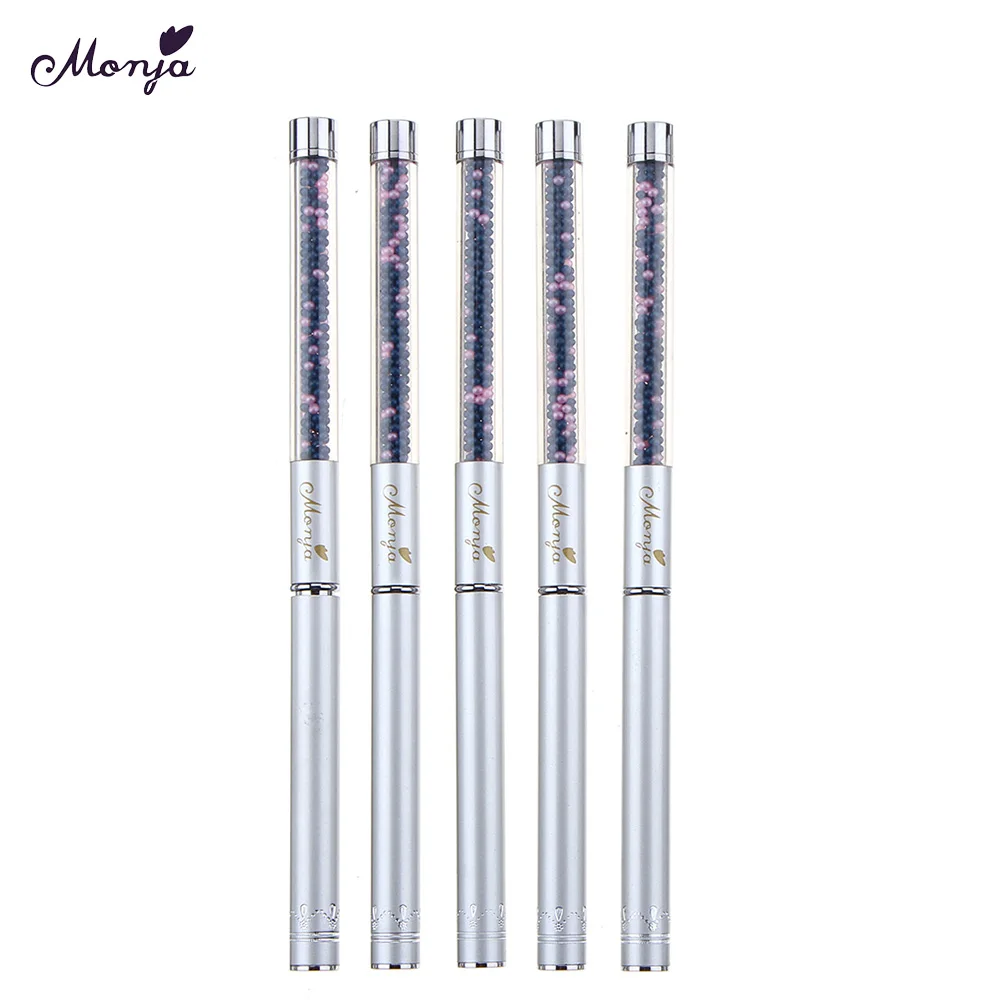 

5 Sizes /Set Nail Art Design Dotting Painting Drawing Brush Pen Tool Phototherapy Mixed-color Pearl Nail Manicure Art Pens Set