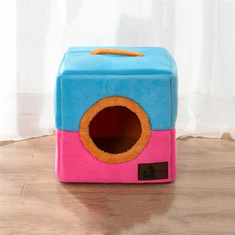 Распродажа домик для собак кошек складная кровать домашних питомцев маленьких и