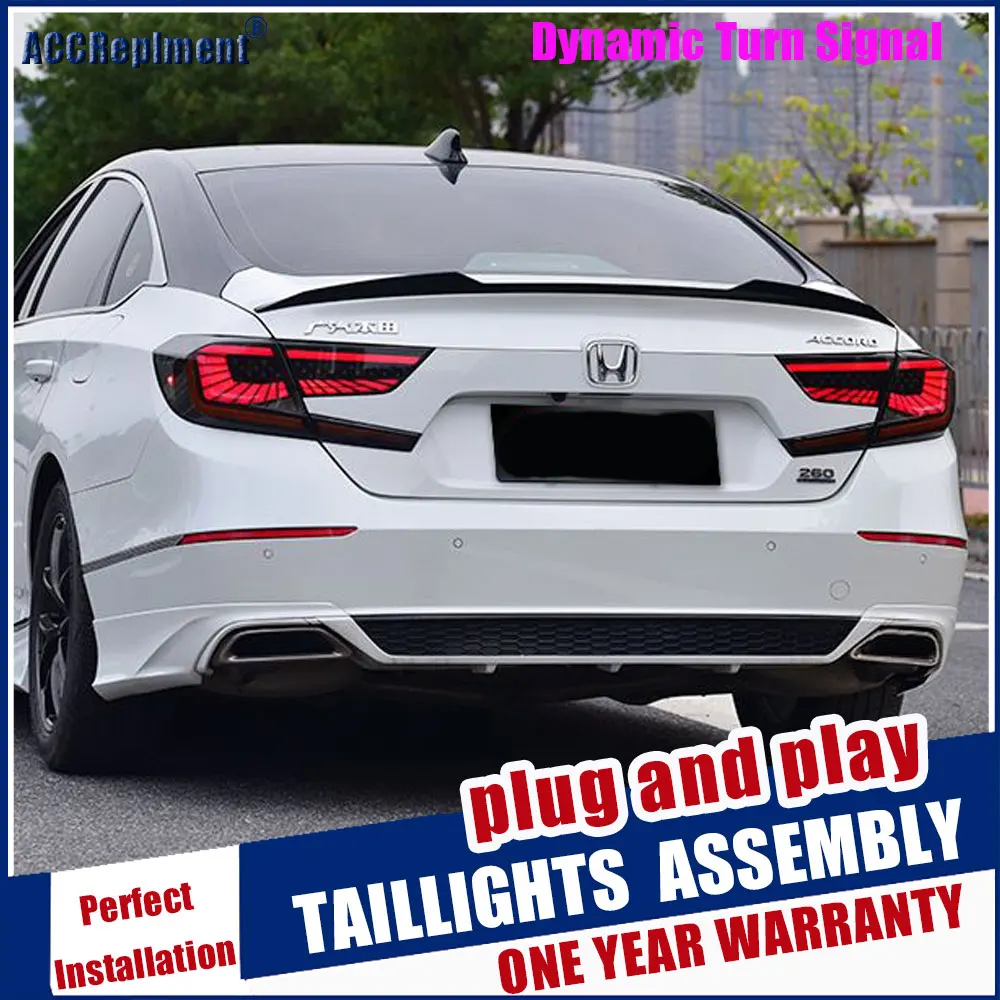 Динамический сигнал поворота для хвостовой части автомобиля светильник s Honda Accord