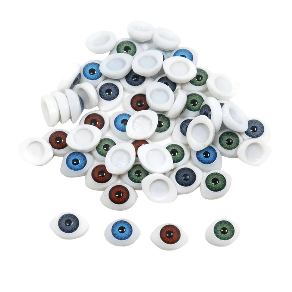 60 шт. игрушки для моделирования глаз готические украшения кукол принадлежности