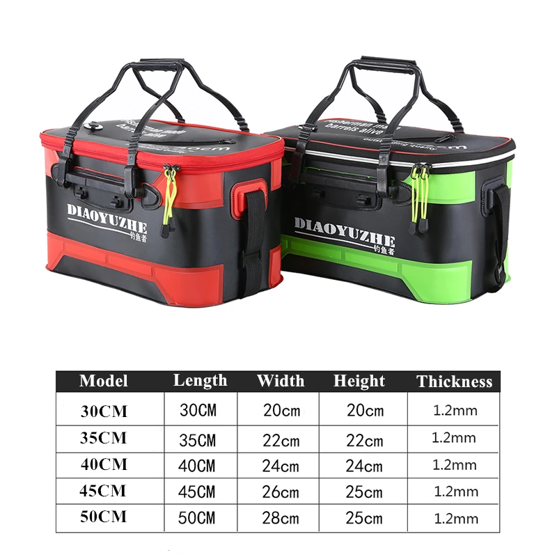 Складная Рыболовная Сумка-ведро водонепроницаемая Улучшенная сумка для снастей