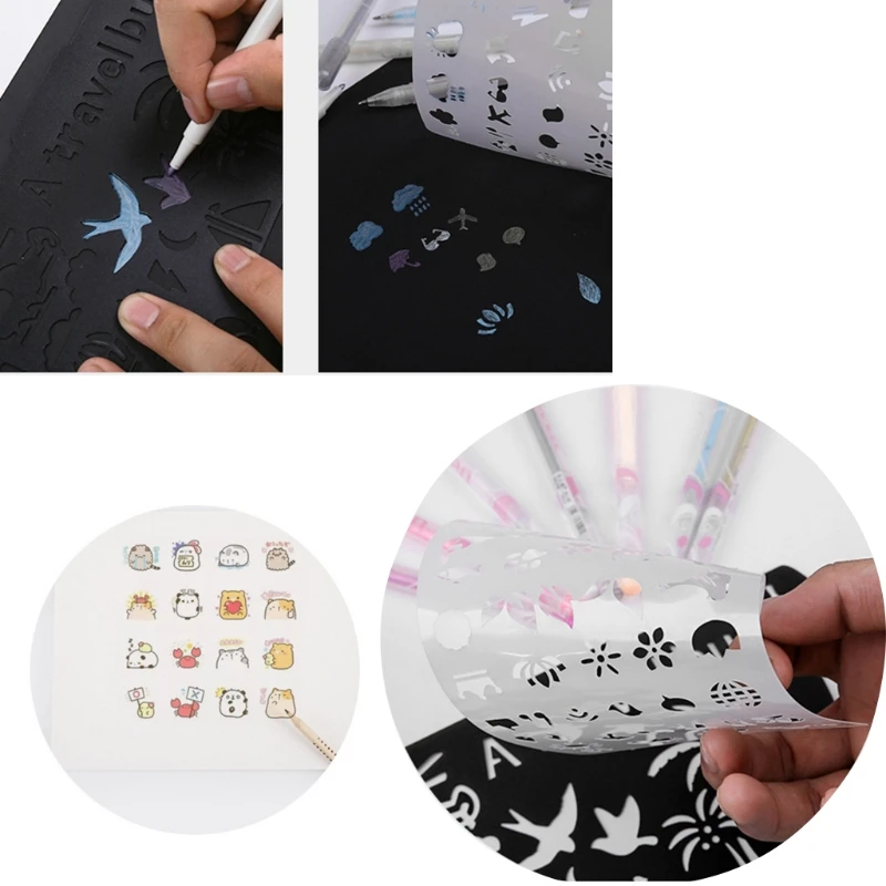 

Different Painting Stencil DIY Home Decor Planner Scrapbooking Album Craft Art 32CC