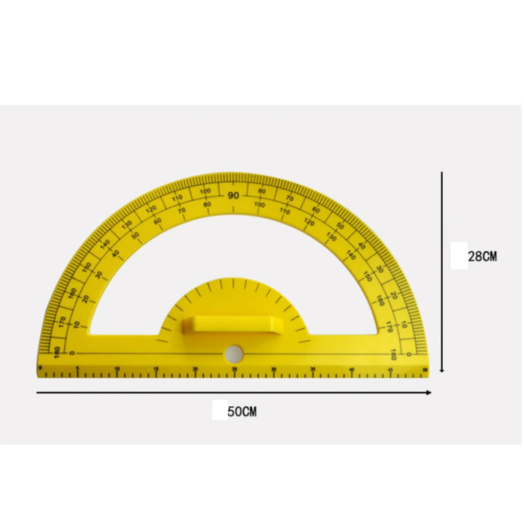 Mathematical Protractors Durable Flexible Adjustable Comfortable To Use