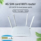 Wi-Fi-роутер LTE со слотом для SIM-карты, модем, точка доступа 32 пользователей Wi-Fi RJ45 X4, беспроводной 4G Роутер 4G CPE