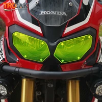 motorcycle front headlight screen guard lens cover shield protector for honda crf1000l africa twin crf 1000l 2016 2017 2018 2019