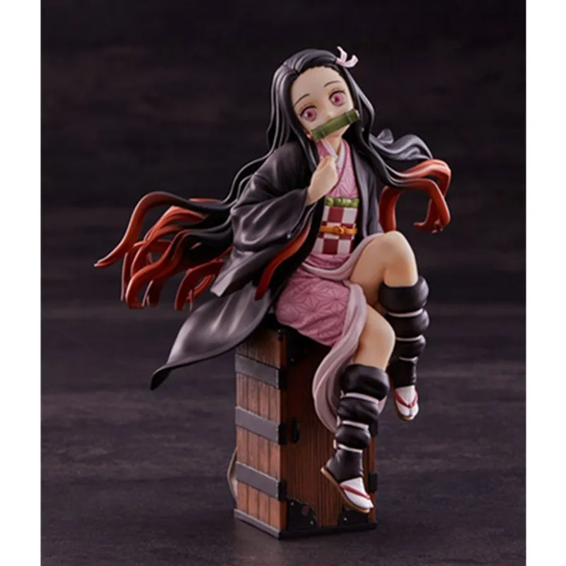 2020 Anime Figurine Demon Slayer Kimetsu no Yaiba Kamado Tanjirou Hashibira Inosuke Nezuko PVC Figure Collection Toys | Тематическая