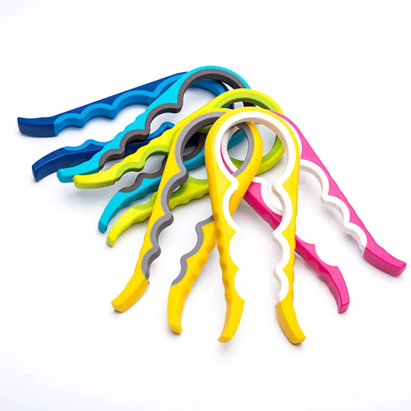 

Multifunction Kitchen Leakproof Can Jar Opener Bar Accessories 4 in 1 Beer Wine Bottle Opener Beverage Drinks Soda Caps Opener