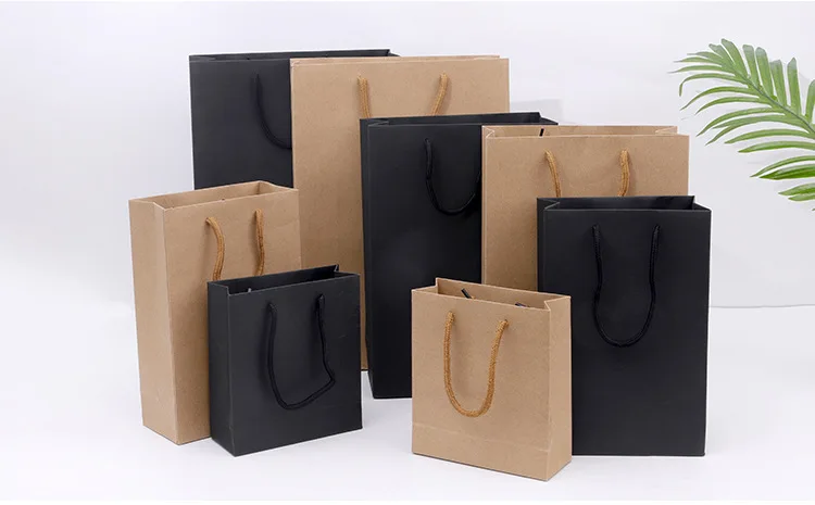 

Оптовая продажа PK-002, простой пакет из крафт-бумаги, Подарочный пакет, коричневая бумажная сумка для покупок