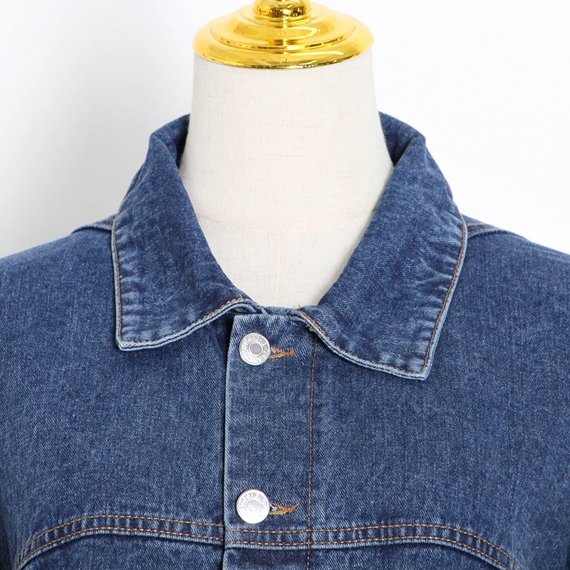 

SISIPELL Bat Long Sleeve Women's Denim Jacket Lapel Collar Loose Irregular Hem For Female Coats Fashion Streetwear New 2020