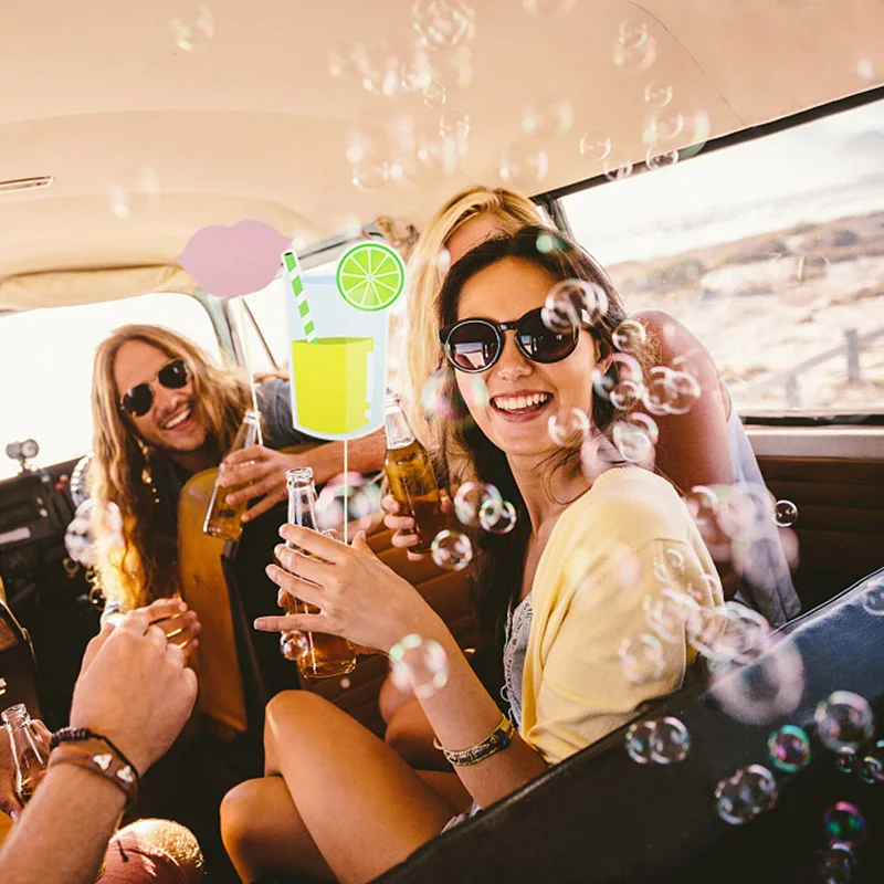 Реквизит для фотобудки с изображением фламинго гавайская вечеривечерние