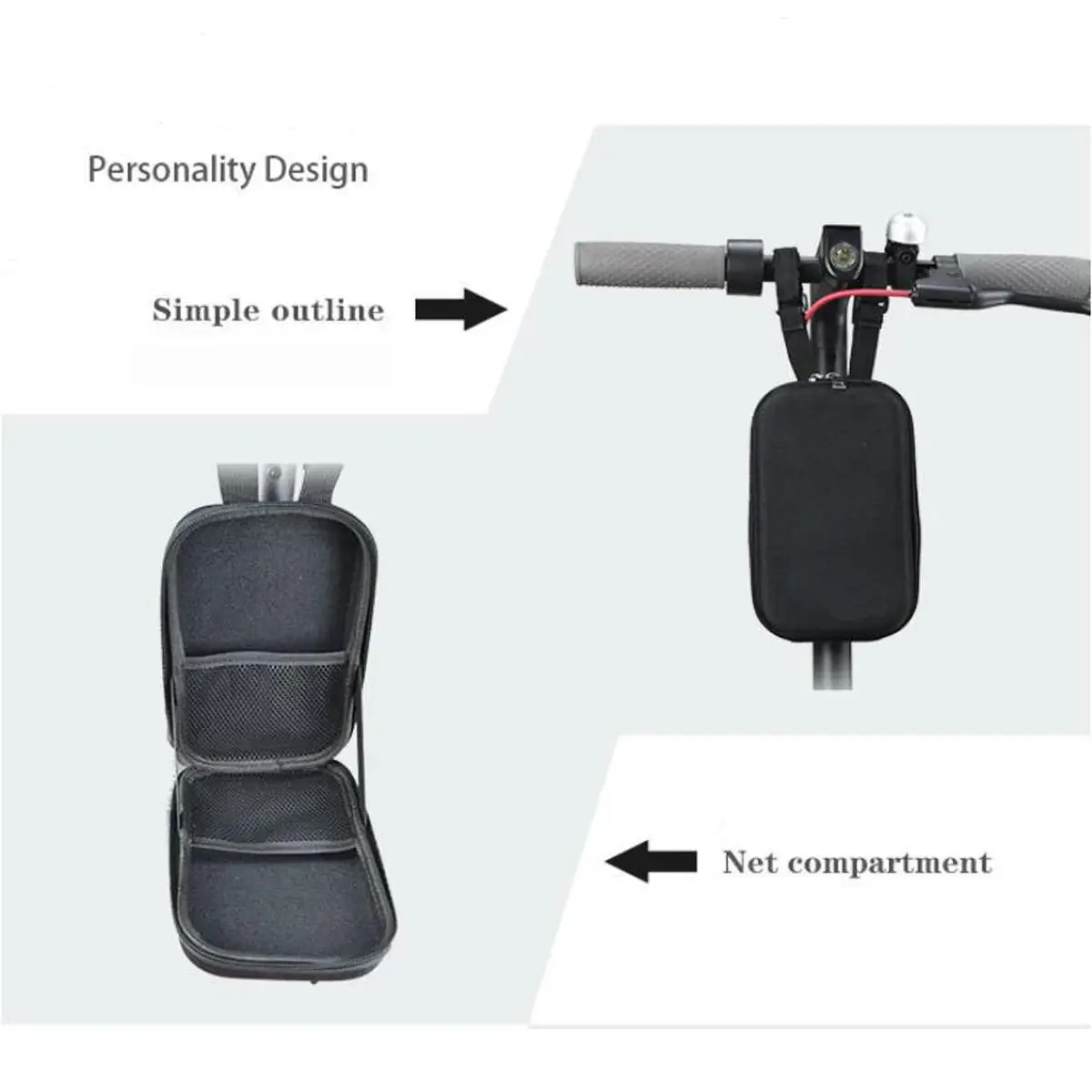 Small EVA Bag Электрический скутер сумка для Xiaomi M365 Универсальный электрический скутер EVA жесткий чехол для Xiaomi M365 ES1 ES2 ES3 ES4 - Цвет: Small EVA Bag