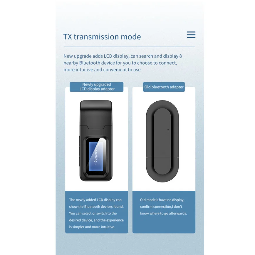 USB Bluetooth-совместимый аудиоприемник 5 0 передатчик 3 мм AUX-разъем RCA беспроводной
