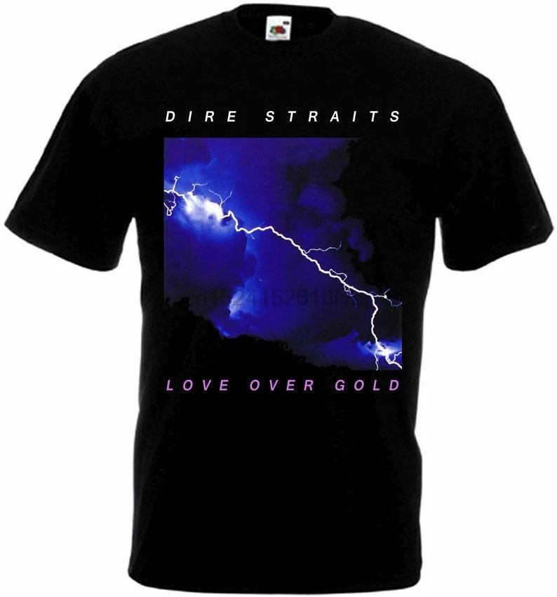 

Dire Straits Love Over Gold T-shirt black poster all sizes