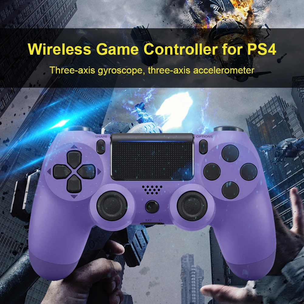 Беспроводной геймпад 6 осевой совместимый с Bluetooth перезаряжаемым беспроводным