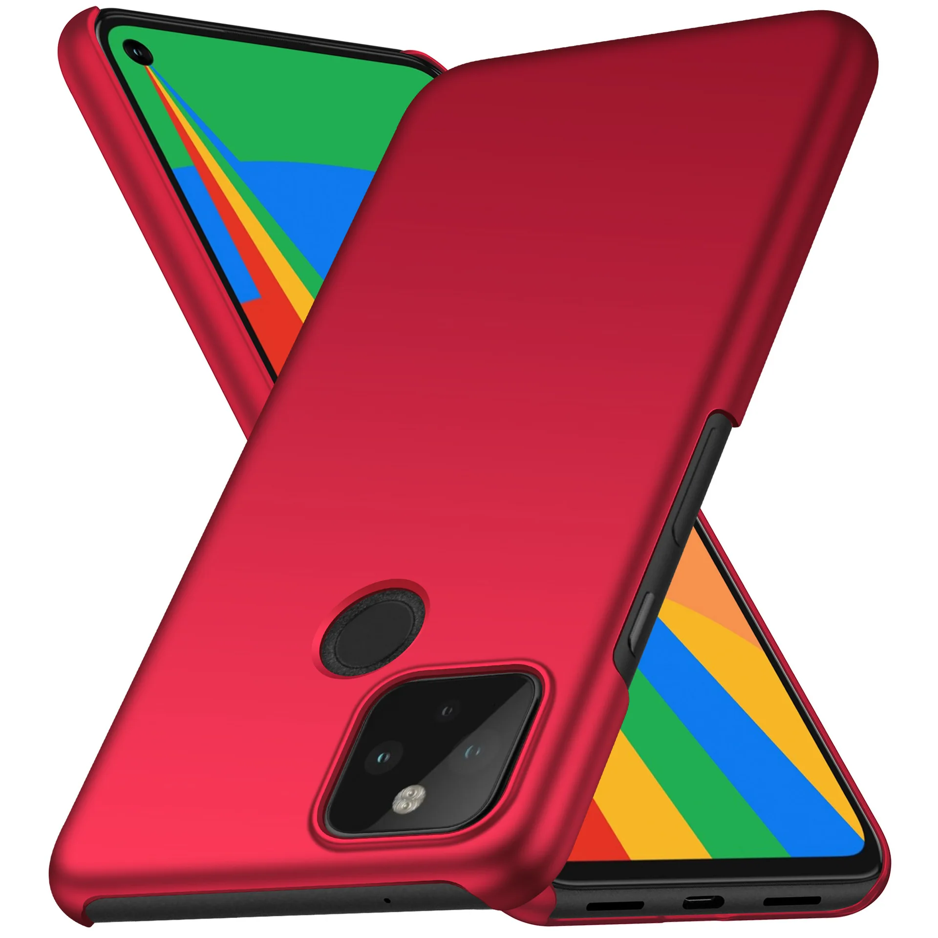 For Google Pixel 7A Pro Slim Colorful Rubber Frosted Matte Plastic hard Cover Case For Google Pixel 6A 5A 4A 5G 4A XL 3A XL 2 XL