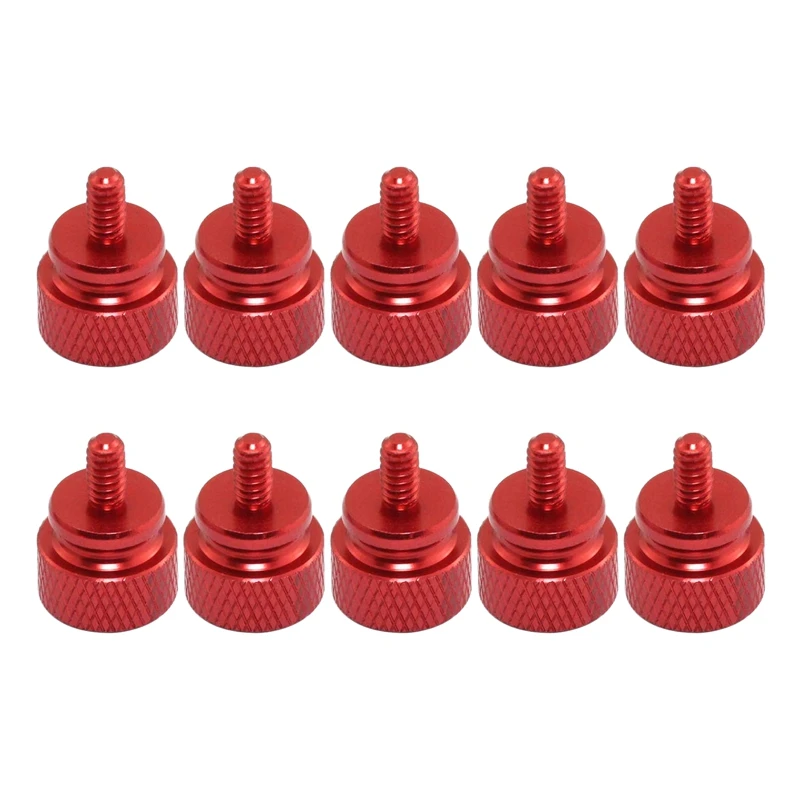 10PCS 6-32 Anodized Aluminum Hand-Tighten Computer Case Thumb Screws | Инструменты