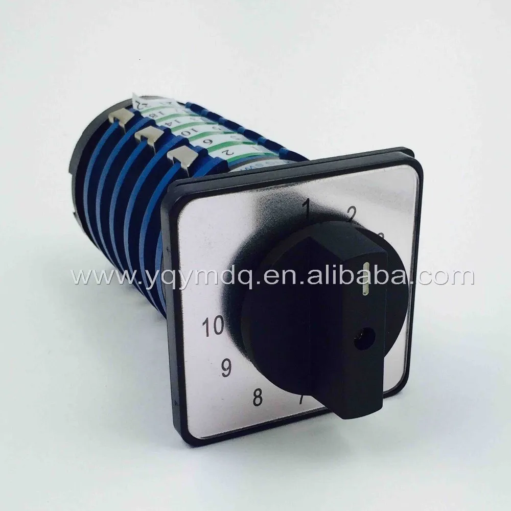 KDHC-32/6*10 поворотный сварочный аппарат выключатель сварочного аппарата 32A 6 фаз 10 позиций универсальный переключатель кулачковые переключатели