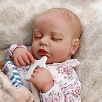 adfo 20 inches loulou reborn baby doll lifelike toddler dolls newborn bebe toy vinyl surprise gift toys for girls children lol
