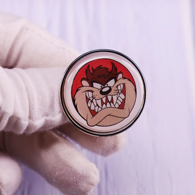 Булавка Looney Tunes мультяшная брошь Taz коллекция аниме фанатов | Украшения и