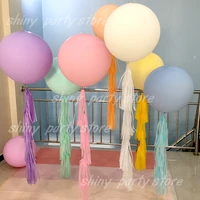 36inch 90cm giant helium balloon thickened macaron balloons birthday party wedding room decor supplies tassel accessories