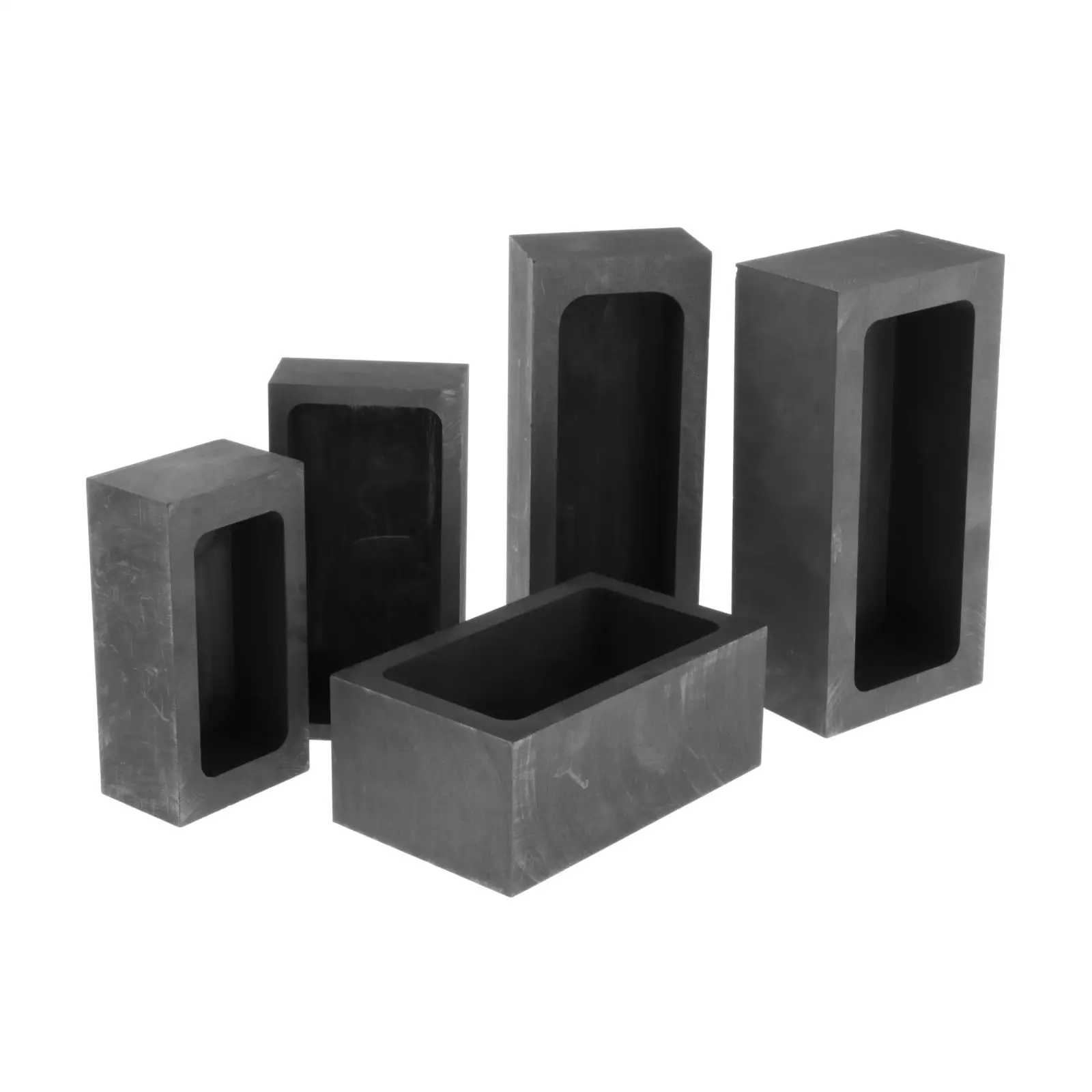 

100 oz Troy Ounce Loaf Cast Iron Ingot Mold for Melting Casting Refining Gold Silver Copper Aluminum Brass Precious Metals