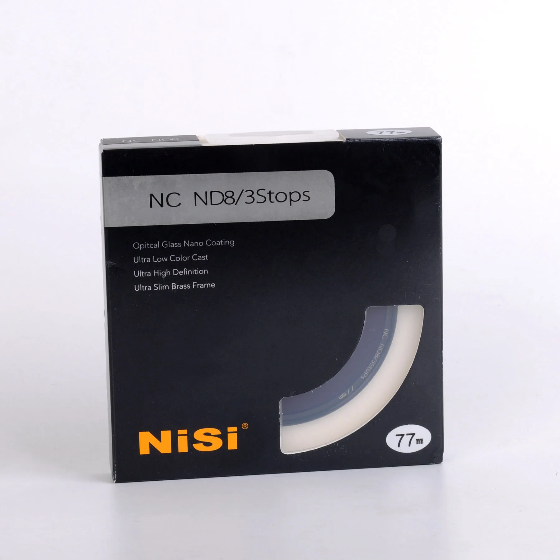 Фильтр нейтральной плотности Nisi 67 мм 72 77 82 ND8 0 9 8x ультратонкие серые