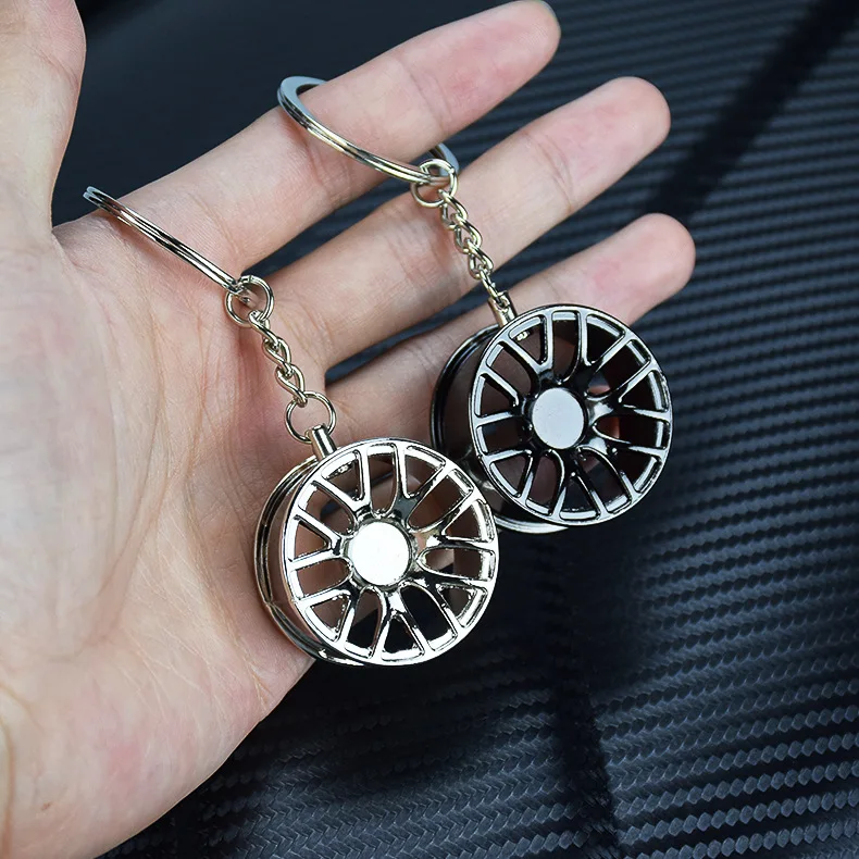 

Creative Mini Motorcycle Metal Wheel Keychain